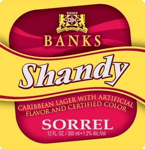 Banks Sorrel Shandy September 2013