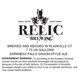 Relic Brewing Darkness Falls September 2013