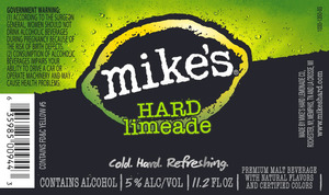Mike's Hard Limeade October 2013