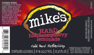 Mike's Hard Black Raspberry Lemonade October 2013