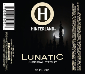 Hinterland Lunatic Imperial Stout