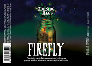 Odd Side Ales Fire Fly September 2013