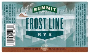 Summit Brewing Company Frost Line Rye