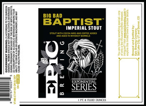 Epic Brewing Company Big Bad Baptist