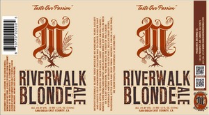 Manzanita Brewing Company Riverwalk Blonde