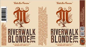 Manzanita Brewing Company Riverwalk Blonde October 2013