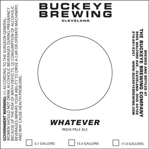 Buckeye Brewing Whatever September 2013