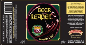 Woodstock Inn Brewery Beer The Reaper October 2013