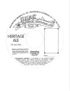 Heritage Ale 