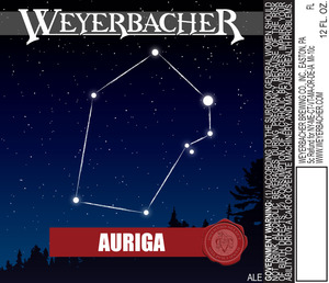 Weyerbacher Auriga October 2013