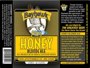 Bayhawk Ales, Inc. Honey Blonde October 2013