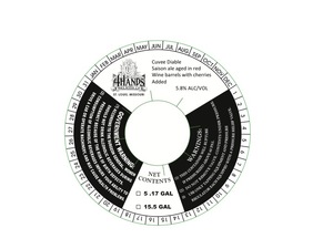 4 Hands Brewing Company Cuvee Diable October 2013