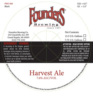 Founders Harvest Ale