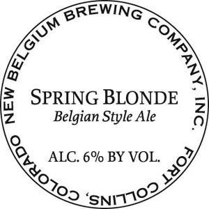 New Belgium Brewing Company Spring Blonde October 2013