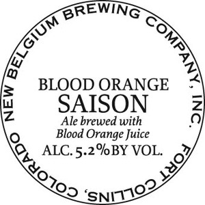 New Belgium Brewing Company Blood Orange Saison