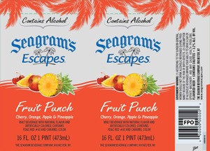 Seagrams Escapes Fruit Punch November 2013