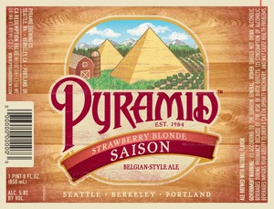 Pyramid Strawberry Blonde Saison November 2013