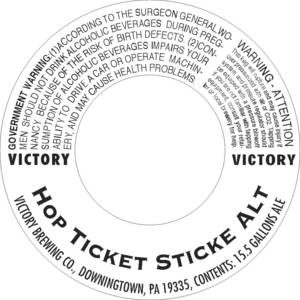 Victory Hop Ticket Sticke Alt