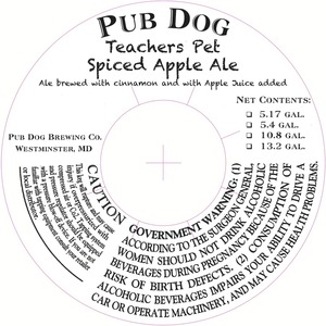 Pub Dog Teachers Pet October 2013