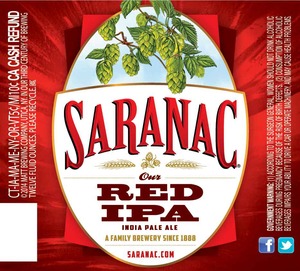 Saranac Red IPA October 2013