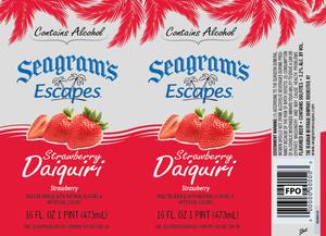 Seagram's Escapes Strawberry Daiquiri October 2013