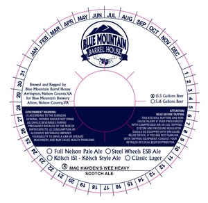 Blue Mountain Barrel House Mac Hayden's Wee Heavy