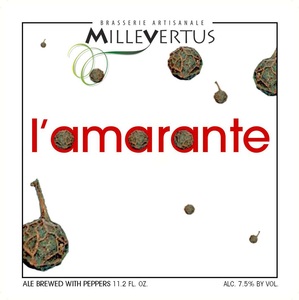 Brasserie Artisanale Millevertus L'amarante