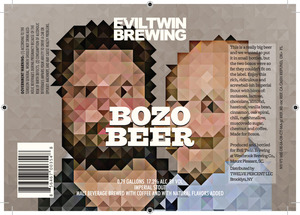 Evil Twin Brewing Bozo Beer November 2013