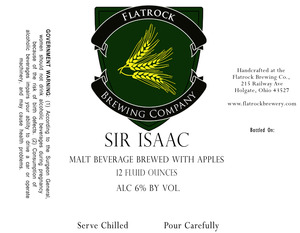 Flatrock Brewing Company Sir Isaac
