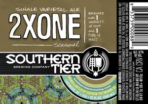 Southern Tier Brewing Company 2xone October 2013