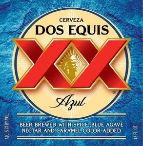 Dos Equis Azul October 2013