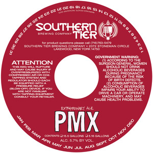 Southern Tier Brewing Company Pmx October 2013