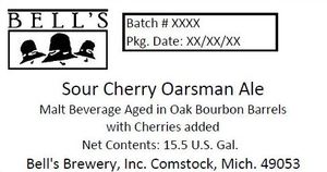 Bell's Sour Cherry Oarsman Ale October 2013