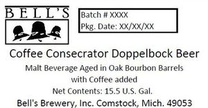 Bell's Coffee Consecrator Doppelbock Beer October 2013