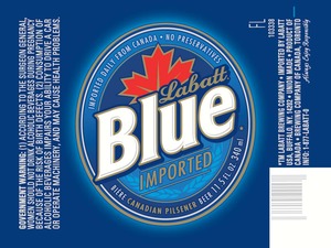 Labatt Blue October 2013