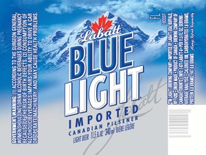 Labatt Blue Light October 2013