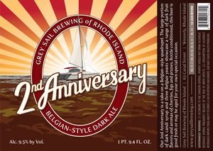 2nd Anniversary Belgian-style Dark Ale