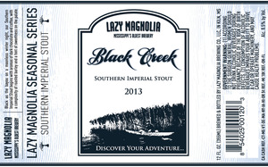 Lazy Magnolia Brewing Company Black Creek November 2013