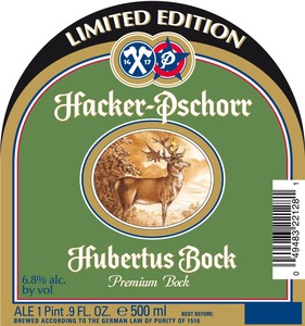 Hacker Pschorr Hubertus Bock