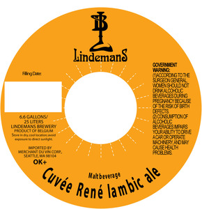 Lindemans Cuvee Rene November 2013