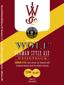 Joseph Wolf Brewing Co. Weizenbock November 2013