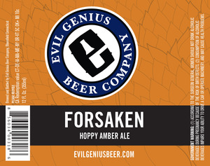 Evil Genius Forsaken - Hoppy Amber Ale