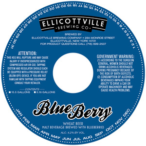 Ellicottville Brewing Company Blueberry Wheat