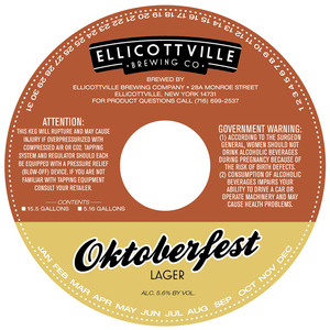 Ellicottville Brewing Company Oktoberfest