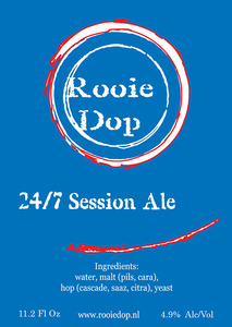 Rooie Dop 24/7 Session Ale November 2013