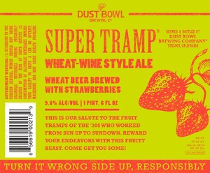 Super Tramp Wheat Wine Style Ale November 2013