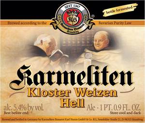 Karmeliten Kloster Weizen Hell November 2013