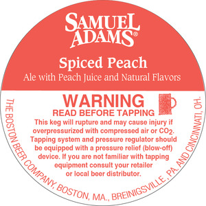 Samuel Adams Spiced Peach