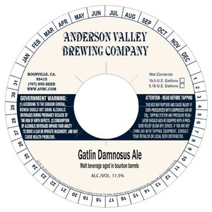 Anderson Valley Brewing Company Gatlin Damnosus