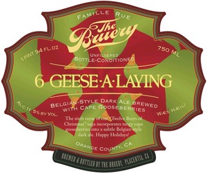 The Bruery 6 Geese-a-laying